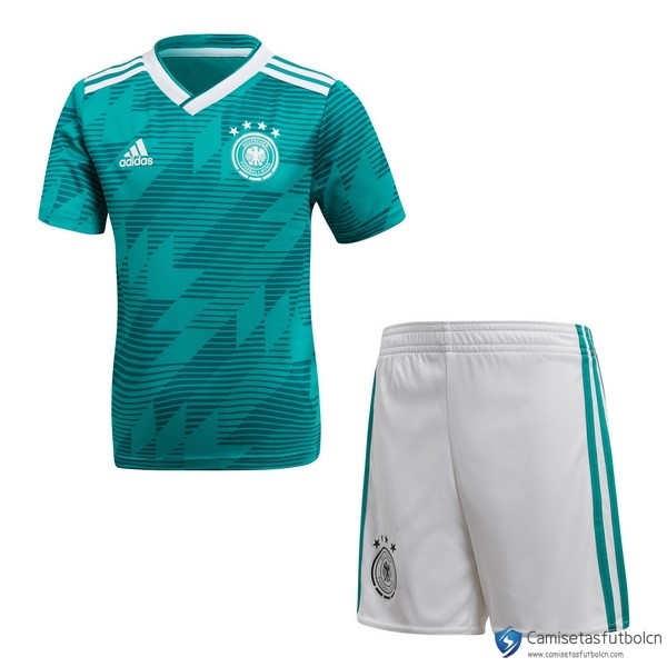 Camiseta Seleccion Alemania Niño Segunda equipo 2018 Verde